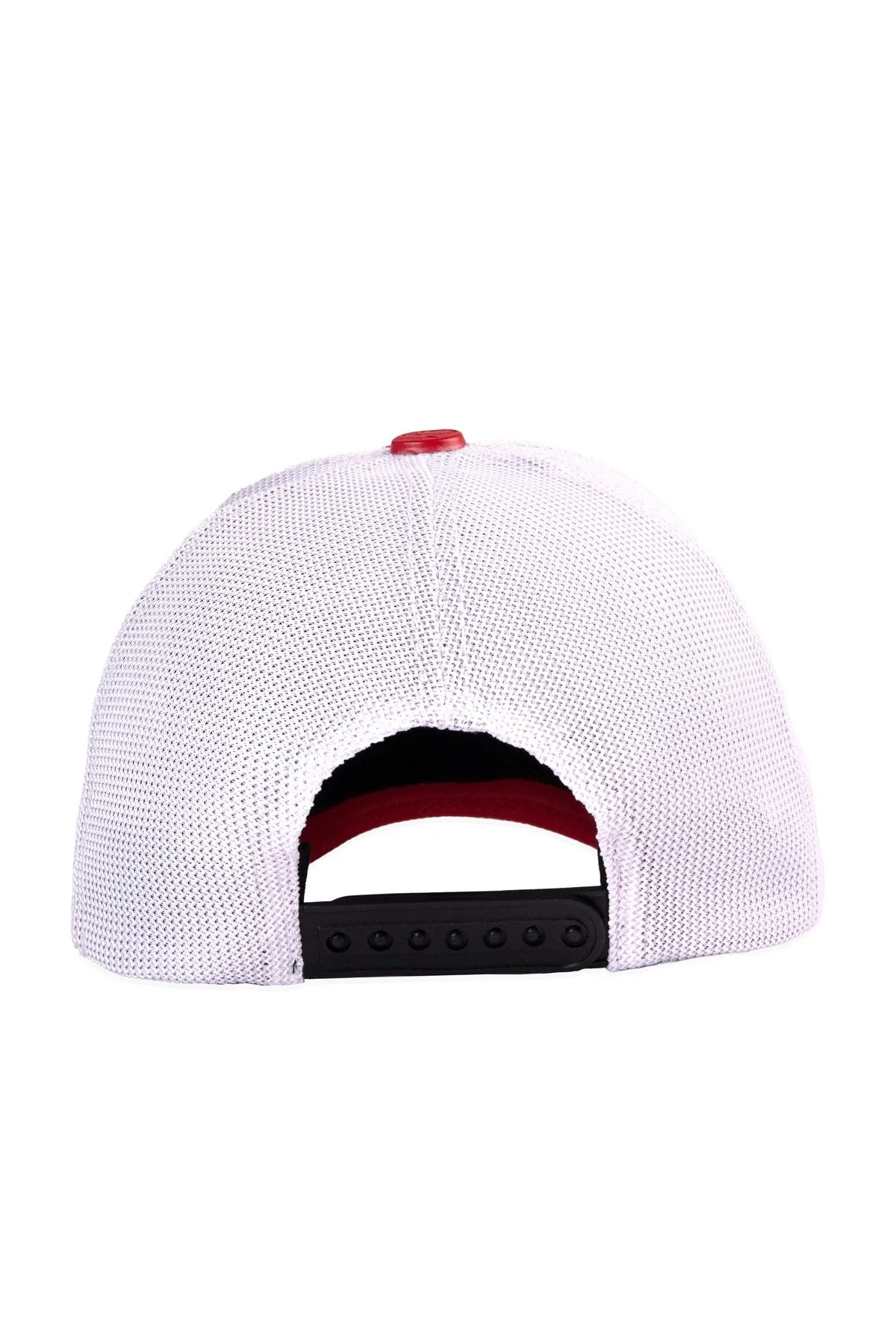 BlackBörk® Trucker Cap Rot Weiß – Austauschbarer Klett-Patch | Snapback Unisex