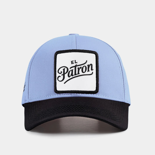 6Panell Baseball SCHWARZ HELLBLAU