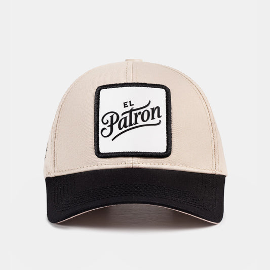 6Panell Baseball SCHWARZ BEIGE