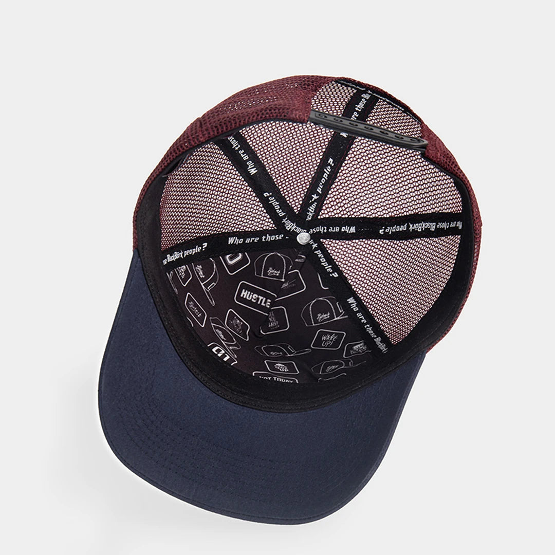 Trucker DUNKELBLAU WEINROT