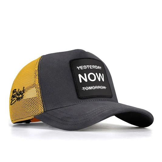 Trucker ANTHRAZIT GELB