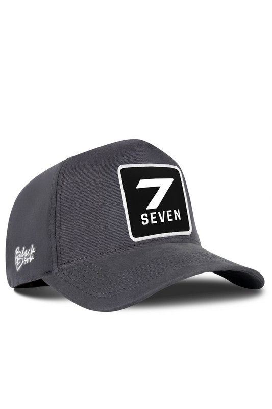 BlackBörk® Baseball Cap Anthrazit – Verstellbare Unisex Cap mit austauschbarem Patch