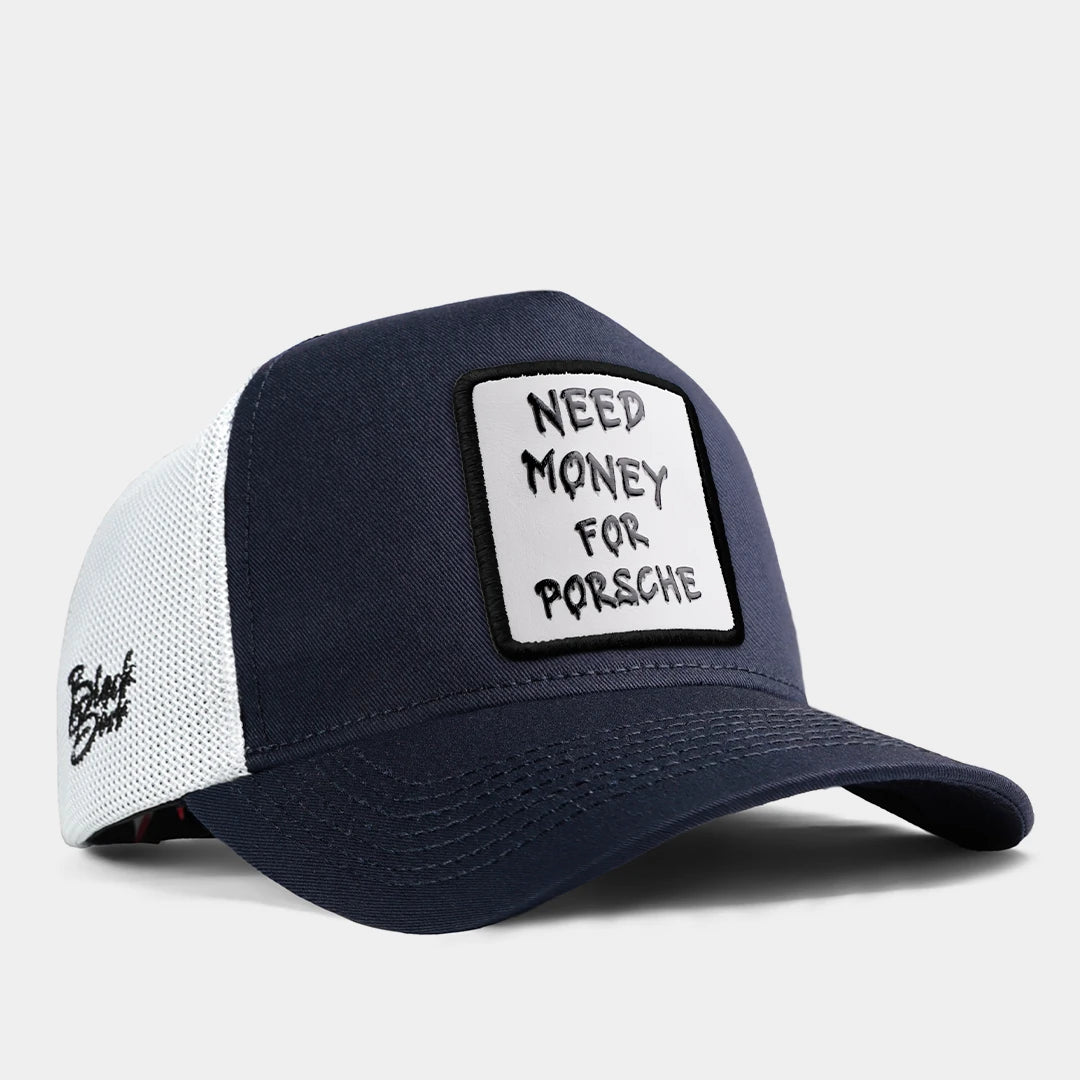 Trucker DUNKELBLAU WEISS