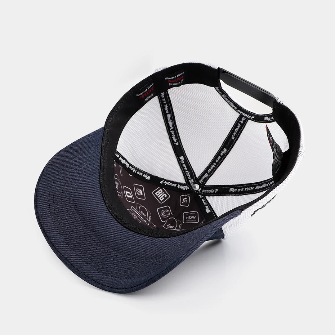 Trucker DUNKELBLAU WEISS